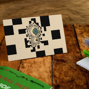 Pixels sans Modèle de carte postale