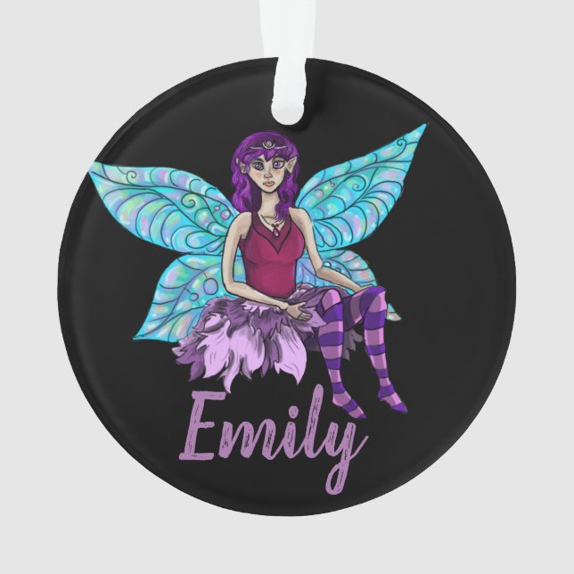 Pixie à ailes personnalisable (dos)