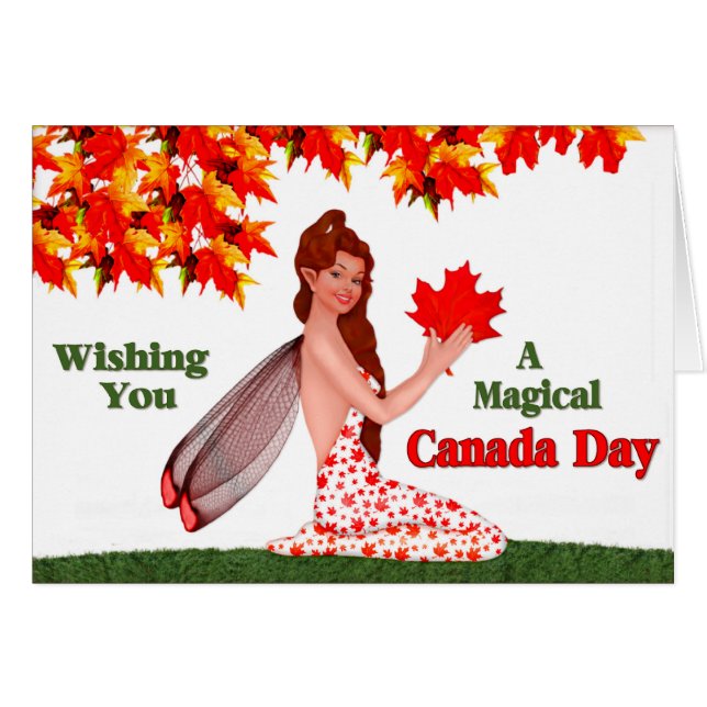 Pixie de la fête du Canada (Devant horizontal)