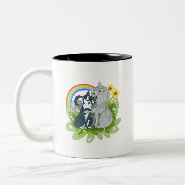 Pixie et Rockie Rainbow Mug (Gauche)