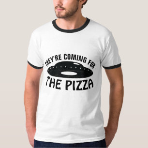 PIZZA AMATEUR VOL SAUCER T-SHIRTS