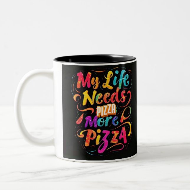 Pizza Café Mug (Gauche)