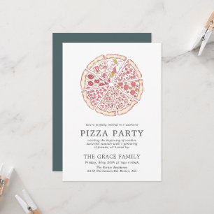 Pizza classique   Invitation