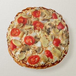 pizza de légumes coussin ronde