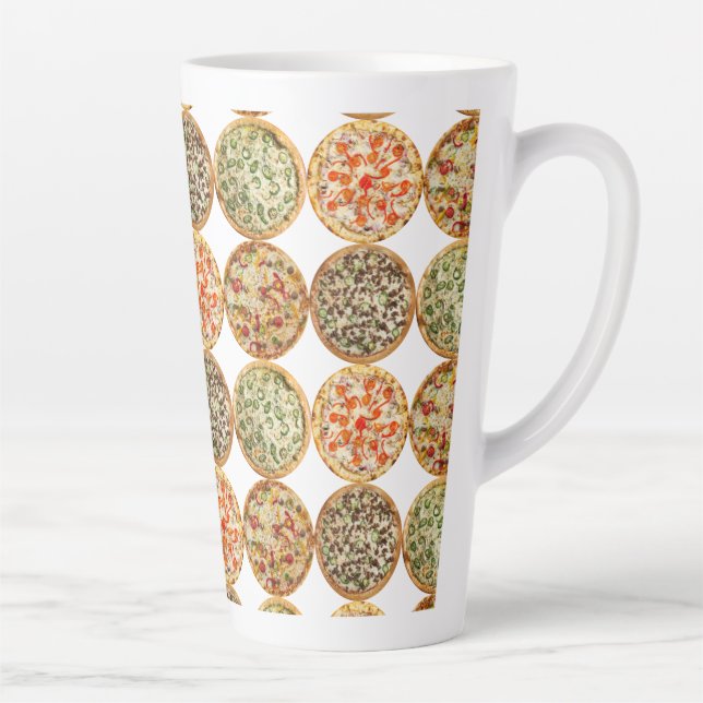 Pizza délice Latte Mug (Droite)