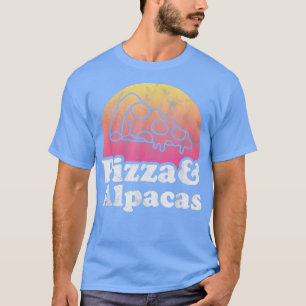 Pizza et Alpacas ou T-shirt Alpaca
