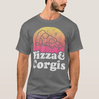 Pizza et Corgis ou T-shirt Corgi