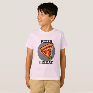 Pizza Friday Design - T-shirt de base pour enfants