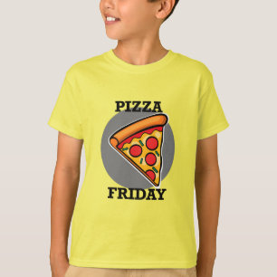 Pizza Friday Design - T-shirt de base pour enfants