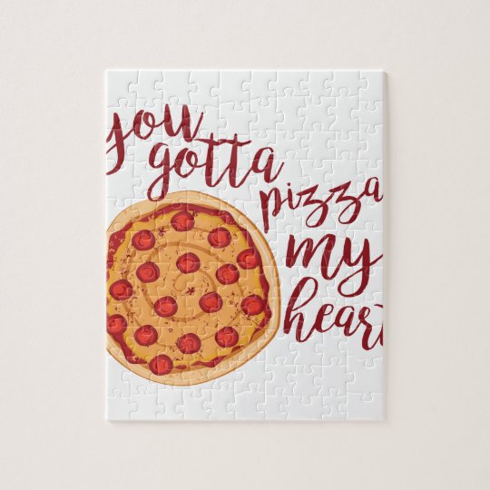 Pizza mon coeur puzzle