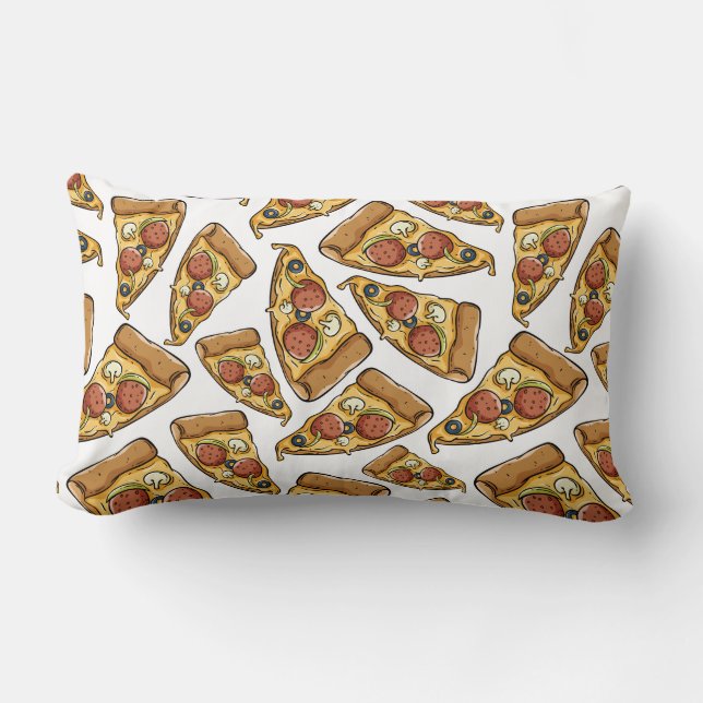 Pizza Motif lance des oreillers (Recto)