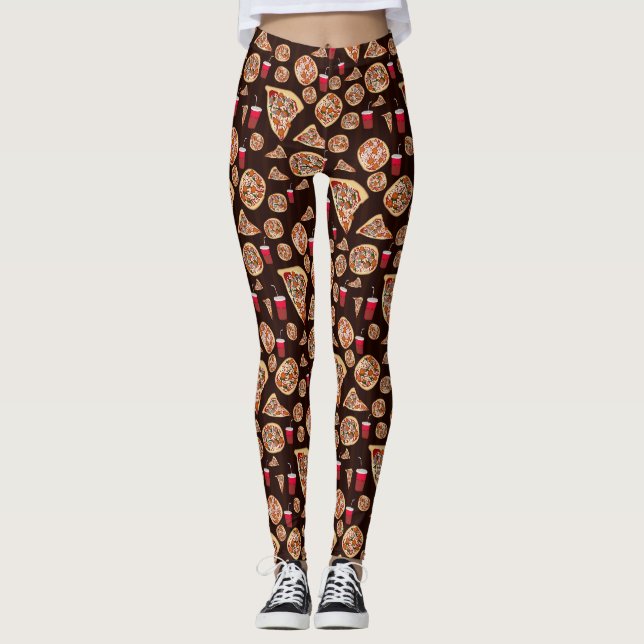 Pizza Motif Leggings (Devant)