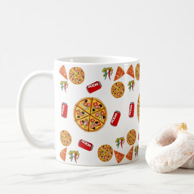 Pizza Mug (Avec donut)