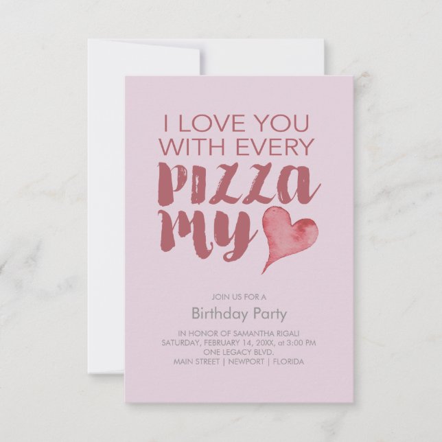 Pizza My Heart Anniversaire (Devant)
