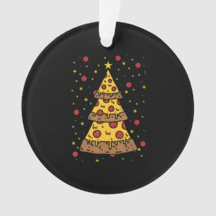pizza noël lumières des arbres messieurs