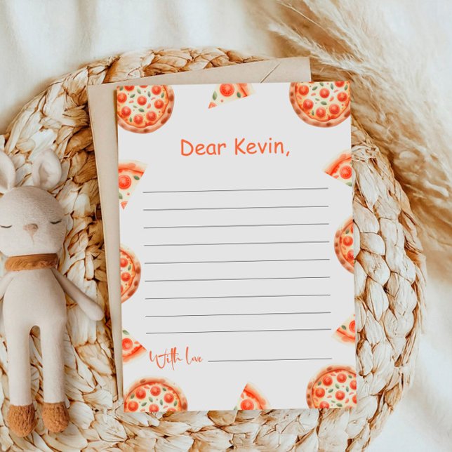 Pizza Premier Anniversaire Fête Heure Carte Capsul (Créateur téléchargé)