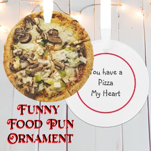Pizza Pun Noël romantique