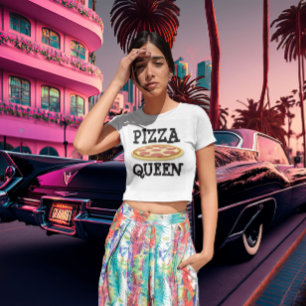 PIZZA QUEEN LADIES T-shirts FUNNY