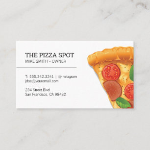 Pizza Slice Carte de visite