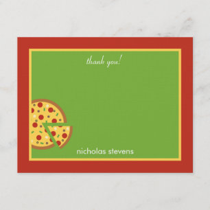 Pizza Slices - Carte de remerciements