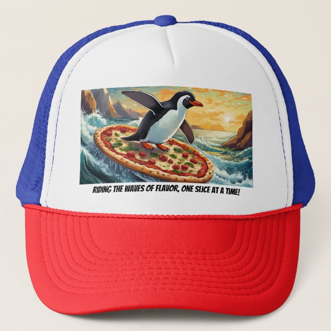 Pizza Surf Casquette de pingouin (Devant)