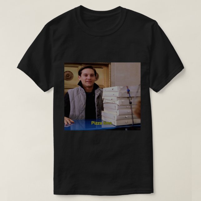 Pizza Time Classic T-Shirt (Design devant)