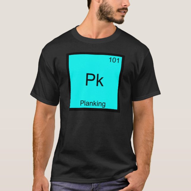 Pk - Planche Élément Drôle Mème Chimie T-Shirt (Devant)