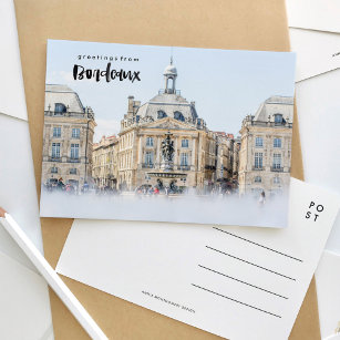 Place de la Bourse Bordeaux France Carte postale