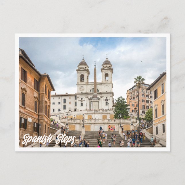 Place d'Espagne Rome Italie Photo Carte postale (Devant)