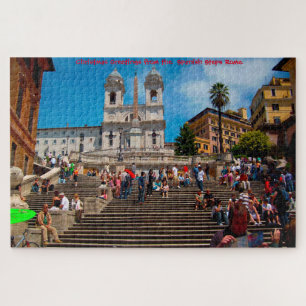 Place d'Espagne Rome. Jigsaw Puzzle