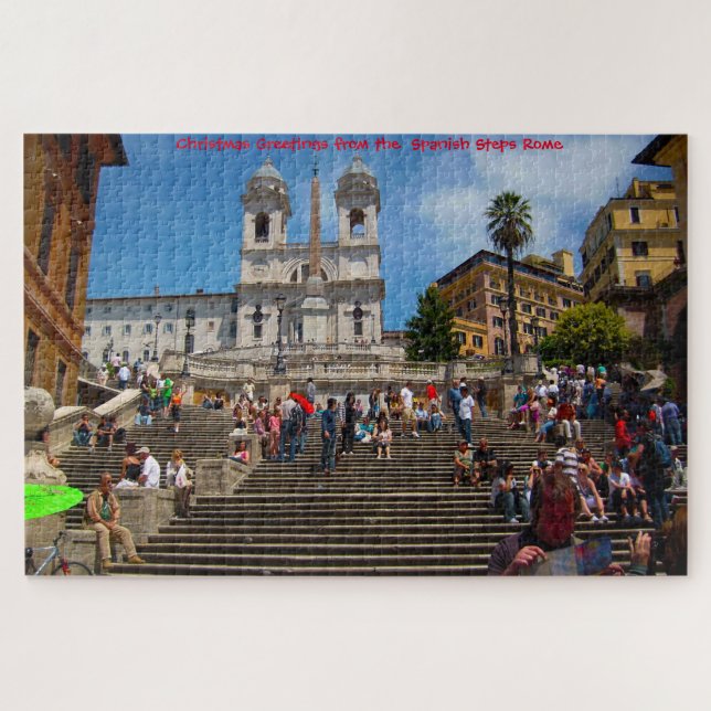 Place d'Espagne Rome. Jigsaw Puzzle (Horizontal)