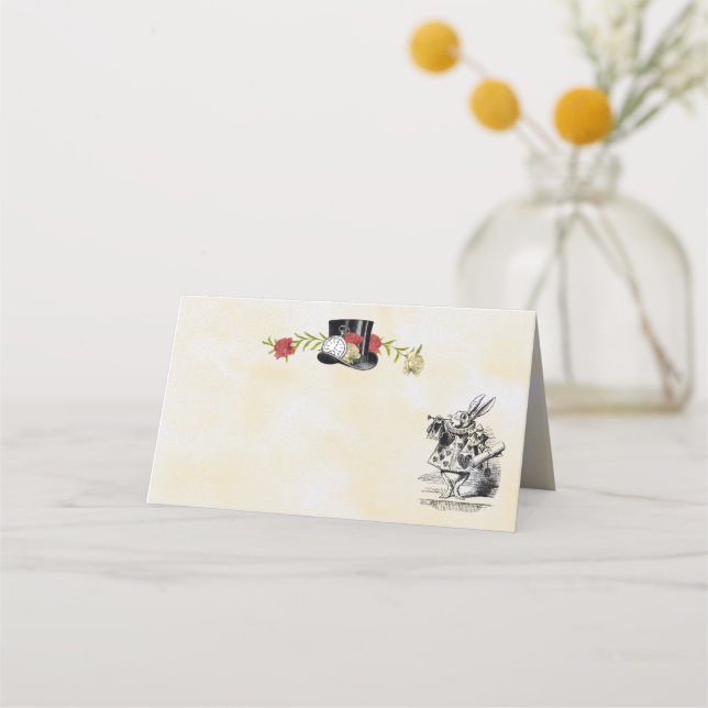 Placement Alice in Wonderland Carte de visite ou carte d'esc (Devant)