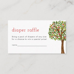 Placement Apple Diaper Carte Raffle Apple de mon bébé oeil