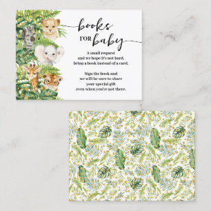 Placement Apportez une carte de Baby shower Safari Animaux l