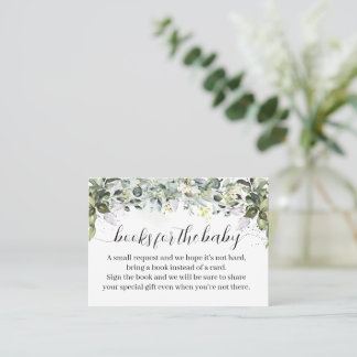 Placement Apportez une carte d'insertion de Baby shower Livr
