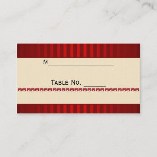 Placement Bande d'ivoire rouge avec rubis de ligne Carte de
