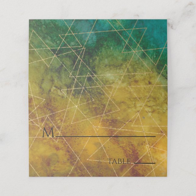 Placement Bar ou Bat mitzvah hors de ce monde Carte Place (Extérieur déplié)