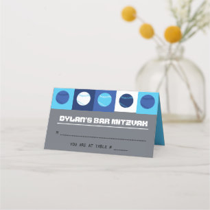 Placement Bat mitzvah de BASEBALL table assise carte d'escor