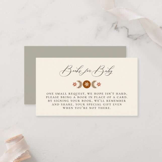 Placement Carte Boho Céleste Demande de Boîtier (Devant/Arrière en situation)