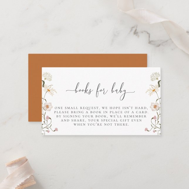 Placement Carte Boîtier de demande de réservation de fleur s (Devant/Arrière en situation)