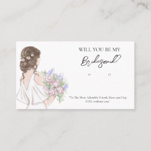 Placement Carte d'affichage de la femme de mariage