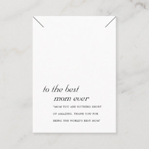 PLACEMENT CARTE D'AFFICHAGE DE LA LACE DE COUCHER MINIMALE N