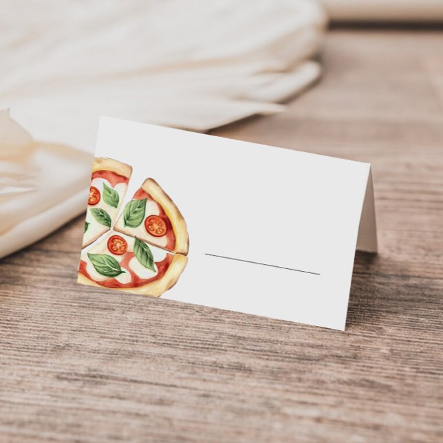 Placement Carte de buffet à remplir pour pizza (Créateur téléchargé)