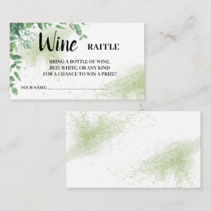 Placement Carte de Fête des mariées de billet Eucalytpus Win