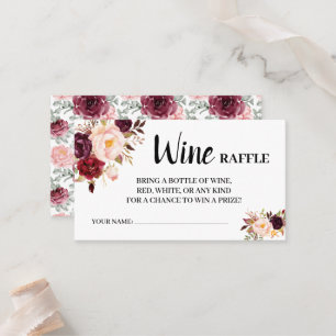 Placement Carte de Fête des mariées du billet Marsala Wine R