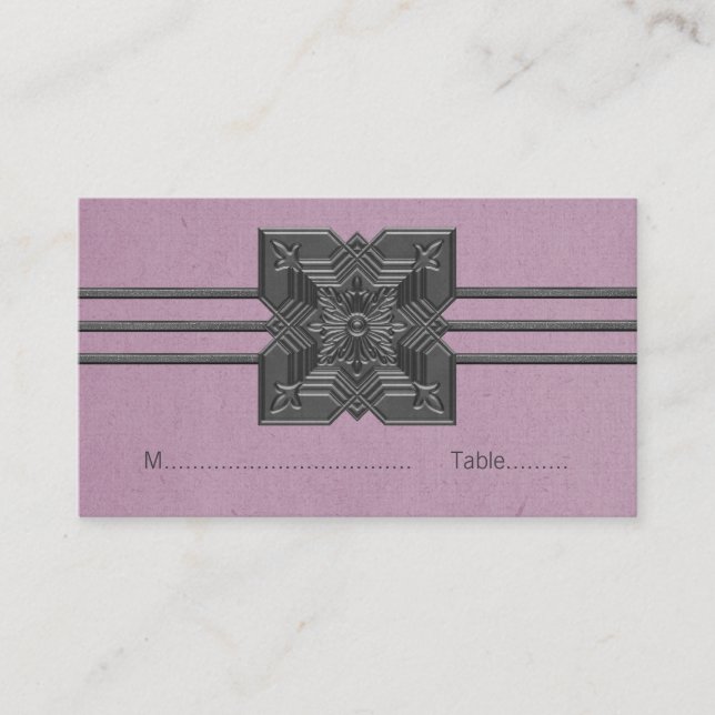 Placement Carte de la frontière Lilac Medallion (Devant)