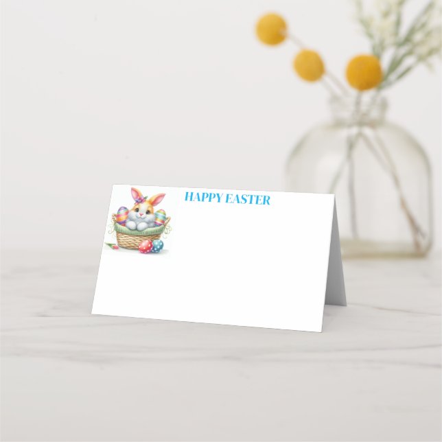 Placement Carte de lieu de Pâques (Devant)