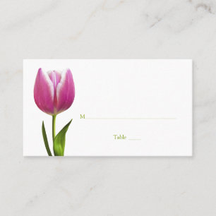 Placement Carte de lieu d'occasion spéciale Tulip ou carte d
