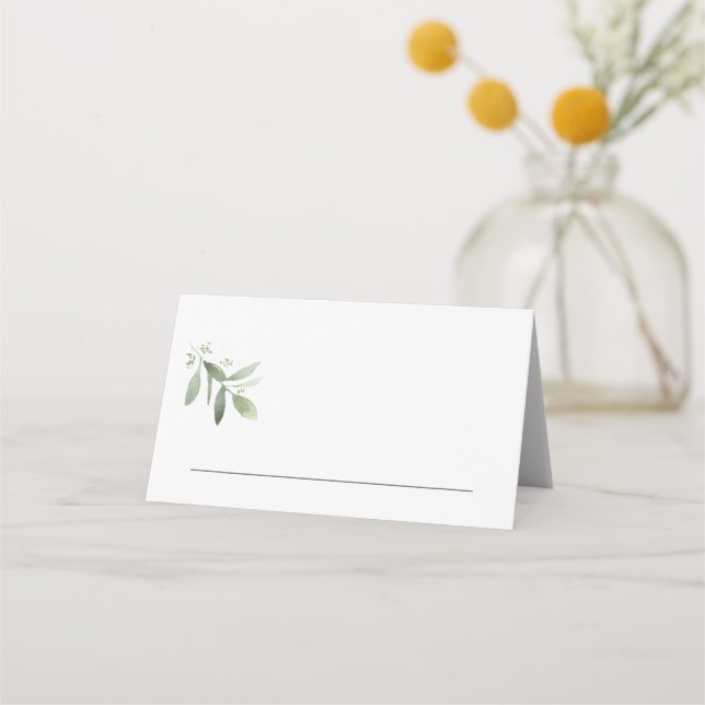 Placement Carte de lieu mariage ou événement (Devant)