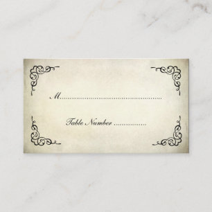 Placement Carte de lieu/nom de la table de la tulipe de perr